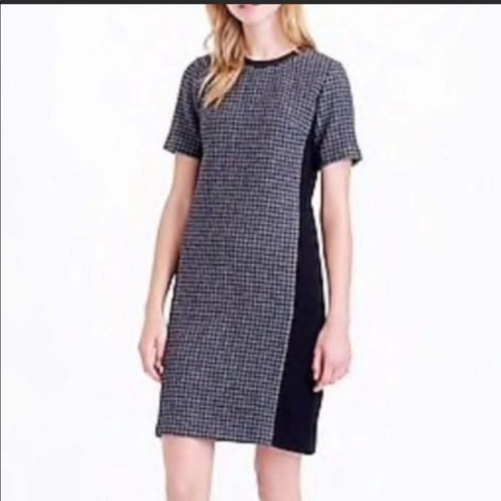 JCrew, Size 8 black/gray shift dress